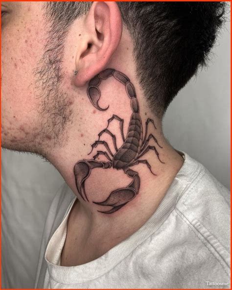 scorpion neck tattoo meaning